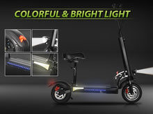 Load image into Gallery viewer, HVD-3 Adults Electric Scooters 800W 48V15A Foldable Electric Kick Scoot With Seat Max Speed 45-50KM/H USA/EU/UK Warehouse
