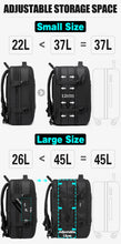 Load image into Gallery viewer, BANGE Travel Backpack Men Business Backpack School Expandable USB Bag
