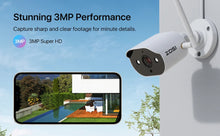 Load image into Gallery viewer, ZOSI 3MP Wireless Security Cameras System with 8channel
