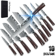 Load image into Gallery viewer, 8/10pcs Gift Japanese Kitchen Knives Set
