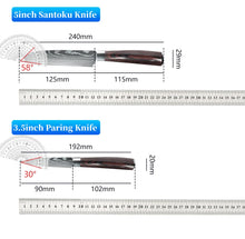 Load image into Gallery viewer, 7CR17 Japanese Kitchen Knives Set
