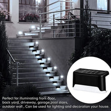 Load image into Gallery viewer, 4/8/12Pcs Solar Deck Lights Outdoor Waterproof LED Fence Lights
