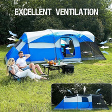 Load image into Gallery viewer, 8 Person Camping Tent with Screen Room, Camping Tent
