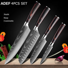 Load image into Gallery viewer, 7CR17 Japanese Kitchen Knives Set
