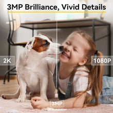 Load image into Gallery viewer, BoyKeep 3MP 5G/2.4GHz WiFi Indoor Home Security
