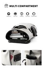 Load image into Gallery viewer, Leather Men Backpack, Vintage 15.6 inch Laptop Daypack
