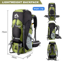 Load image into Gallery viewer, Night Cat Hiking Backpacks 70L Camping Backpacking
