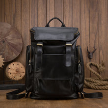 Load image into Gallery viewer, Top Layer Cowhide Leather 16 inch Laptop Backpack Men
