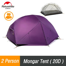 Load image into Gallery viewer, Naturehike Camping Tent 2 Person Mongar Ultralight
