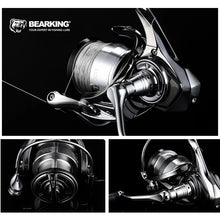 Load image into Gallery viewer, BEARKING Brand LT series Stainless steel bearing 5.5:1 Fishing Reel  Drag System 15Kg Max Power Spinning Wheel Fishing Coil
