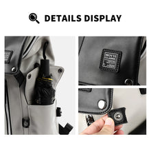 Load image into Gallery viewer, Leather Men Backpack, Vintage 15.6 inch Laptop Daypack
