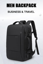 Load image into Gallery viewer, BANGE Travel Backpack Men Business Backpack School Expandable USB Bag
