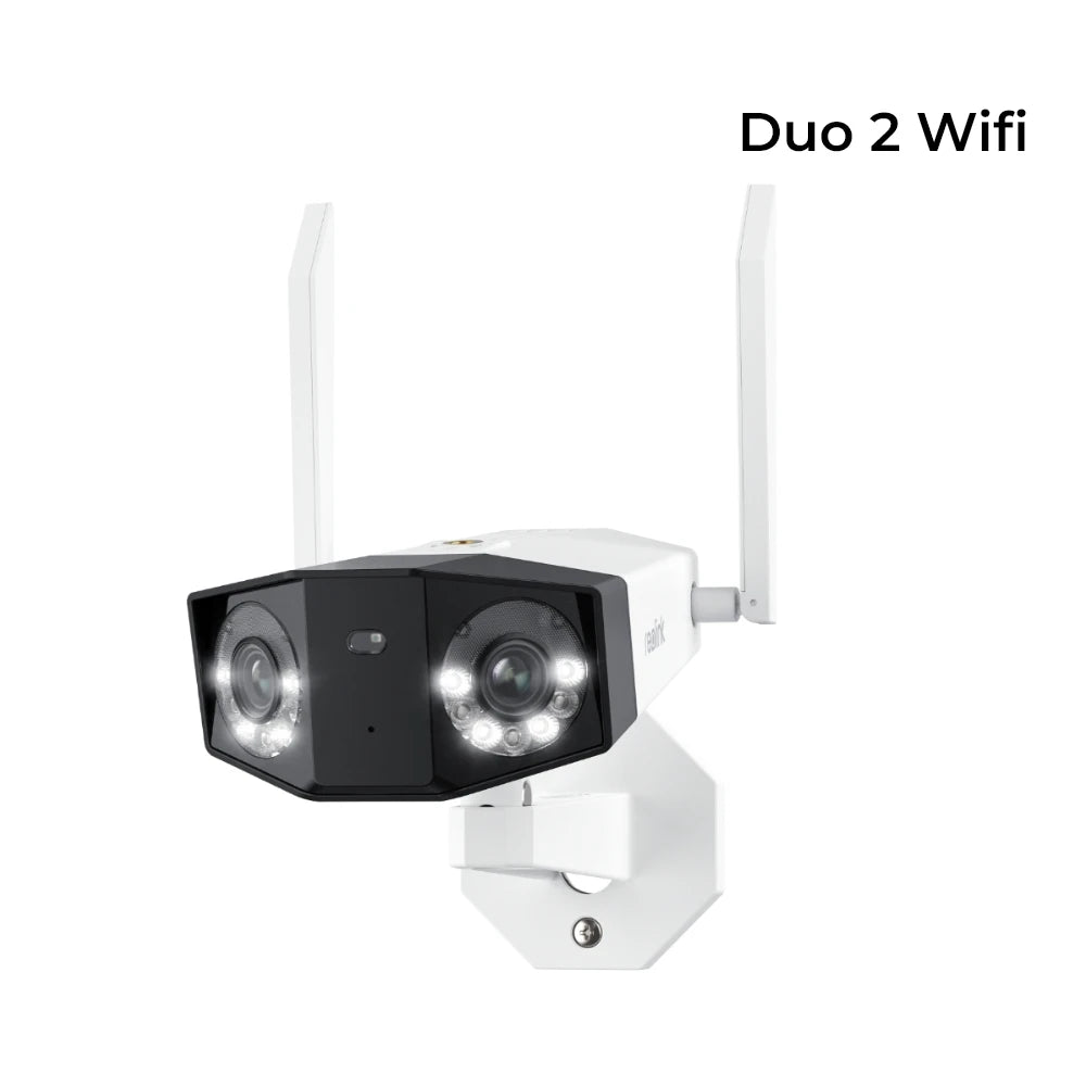 Reolink Duo 2 WiFi Camera 4K Dual Lens Outdoor Security Camera CCTV 8MP IP Cam Smart Detection Home Video Security Protection