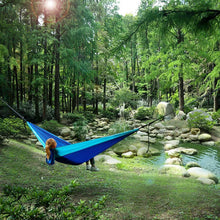 Load image into Gallery viewer, Solid Color Parachute Hammock with Hammock straps
