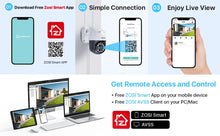 Load image into Gallery viewer, ZOSI C296 5MP/8MP PTZ WiFi Camera
