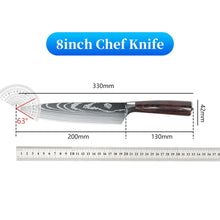 Load image into Gallery viewer, Professional Chef Kitchen Knives Stainless Steel 7CR17 Meat Cleaver  Extremely sharp Fruit Vegetable Utility Chef Kitchen Tool
