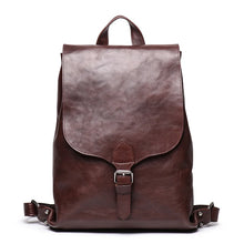 Load image into Gallery viewer, Real Leather Women Backpack Female Vintage Bag
