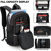 Load image into Gallery viewer, Fashionable Multi Pocket Neutral Backpack, Waterproof, Anti-theft, 14 Inch
