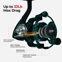 Load image into Gallery viewer, Piscifun Carbon X Spinning Reel Light to 162g
