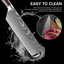 Load image into Gallery viewer, 1-10Pcs Chef Knife For kitchen Damascus Santoku Kitchen Knives Set
