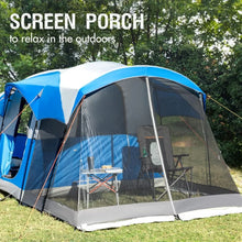 Load image into Gallery viewer, 8 Person Camping Tent with Screen Room, Camping Tent
