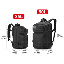 Load image into Gallery viewer, 45L/25L Tactical Backpack Men&#39;s Travel Large Capacity
