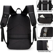 Load image into Gallery viewer, Fashionable Multi Pocket Neutral Backpack, Waterproof, Anti-theft, 14 Inch
