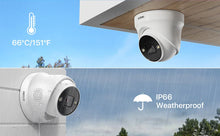 Load image into Gallery viewer, ZOSI 4K PoE IP Camera H.265+ 8MP 5MP HDR Add-on Camera AI Human Detect 100ft Night Vision IP66 Outdoor Video Surveillance Camera
