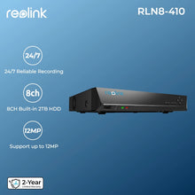 Load image into Gallery viewer, Reolink 8CH 4K Security Camera System 8MP IP Cameras Kit
