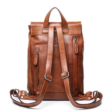 Load image into Gallery viewer, Real Leather Women Backpack Female Vintage Bag
