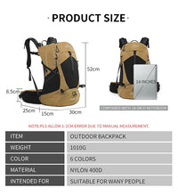 Load image into Gallery viewer, Mountaineering backpack 35 liters men&#39;s and women&#39;s outdoor sports bag
