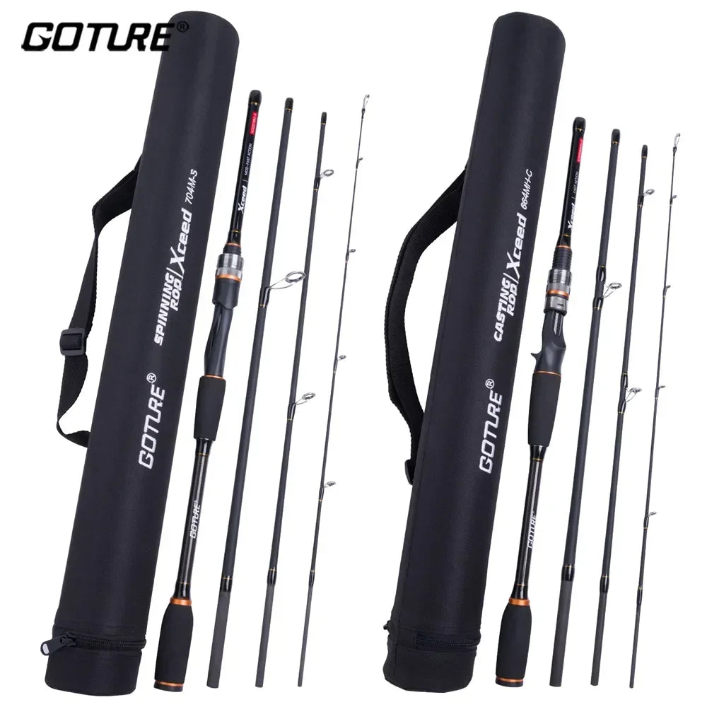 Goture Xceed 4 Setions Travel Fishing Rod