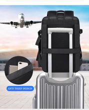 Load image into Gallery viewer, BANGE Travel Backpack Men Business Backpack School Expandable USB Bag
