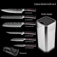 Load image into Gallery viewer, 1-10Pcs Chef Knife For kitchen Damascus Santoku Kitchen Knives Set
