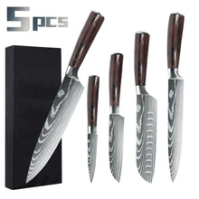 Load image into Gallery viewer, 1-10PCS Chef knife Japanese Kitchen Knives Set
