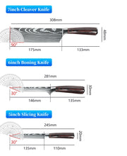 Load image into Gallery viewer, 1-10Pcs Chef Knife For kitchen Damascus Santoku Kitchen Knives Set
