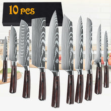 Load image into Gallery viewer, 1-10PCS Chef knife Japanese Kitchen Knives Set
