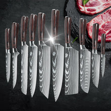 Load image into Gallery viewer, 1-10PCS Chef knife Japanese Kitchen Knives Set
