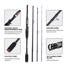 Load image into Gallery viewer, Goture Xceed 4 Setions Travel Fishing Rod
