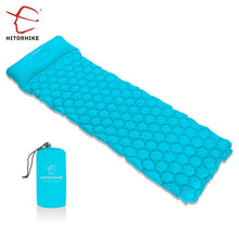 Load image into Gallery viewer, Camping  Sleeping Mat Outdoor Camping Pad With Pillow Air Mattress Inflatable Cushion Fast Filling Moisture proof  Water proof
