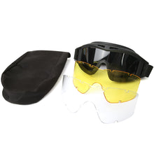 Load image into Gallery viewer, JSJM Airsoft Tactical Goggles 3 Lens
