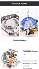Load image into Gallery viewer, Widesea Camping Wind Proof Gas Burner
