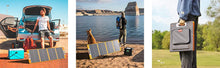 Load image into Gallery viewer, Flashfish 18V 100W Foldable Solar Panel Portable Solar Charger
