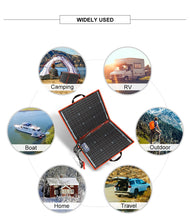 Load image into Gallery viewer, Dokio 18V 100W 200W 300W Flexible Foldable Solar Panel 12V Controller Portable Solar Panel For Camping/Travel
