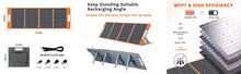 Load image into Gallery viewer, Flashfish 18V 100W Foldable Solar Panel Portable Solar Charger
