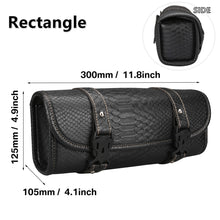 Load image into Gallery viewer, Motorcycle Bag Saddlebags PU Leather Front Fork
