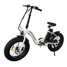 Load image into Gallery viewer, AOSTIRMOTOR A20 Folding Ebike 500W Electric Mountain Bike 20Inch 4.0 Fat Bike For Adult 36V 13Ah Removable Battery Beach Bicycle
