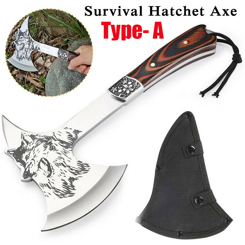 Survival Camping Axe Foldable Tactical Axe Multi Tool Kit Emergency Gear Outdoor Tourist Portable Tomahawk Wild Hatchet AX