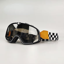 Load image into Gallery viewer, Retro Motorcycle Goggles Ski Glasses Motocross Sunglasses Wide Vision MTB ATV Goggles Cafe Racer Chopper Cycling Racing
