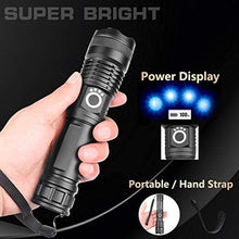 Load image into Gallery viewer, ZK30 10000 Lumen Rechargeable Tactical Flashlight
